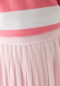 Girls 7-16 Pleated Logo Skort