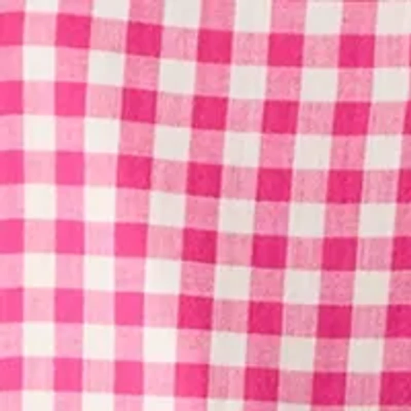 Girls 7-16 Gingham Shirtdress