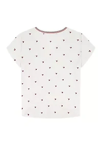 Girls 7-16 Tommy Heart T-Shirt