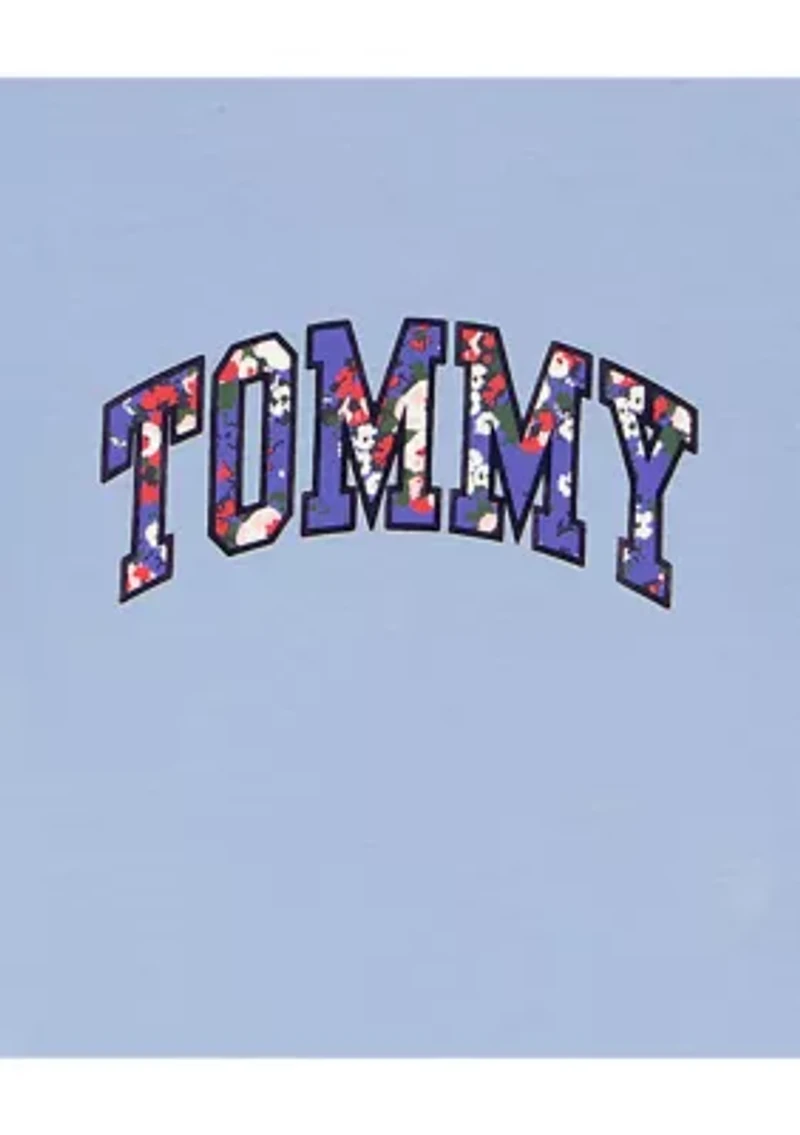 Girls 7-16 Oversized Floral Fill T-Shirt