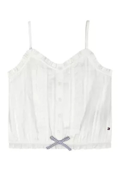 Girls 7-16 Ruffle Lace Camisole