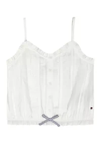 Girls 7-16 Ruffle Lace Camisole