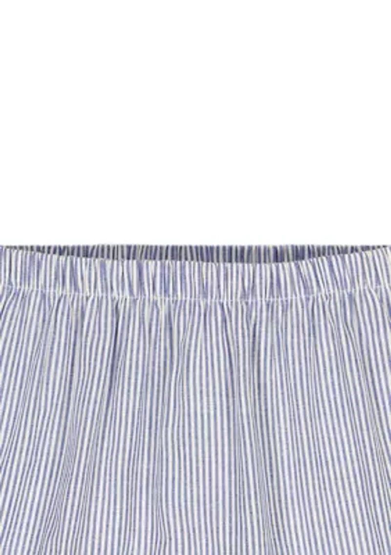 Girls 7-16 Striped Tiered Skirt