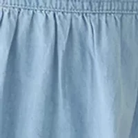 Denim Bubble Sleeve Dress