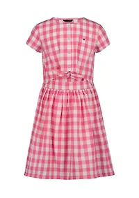 Girls 7-16 Gingham Dress