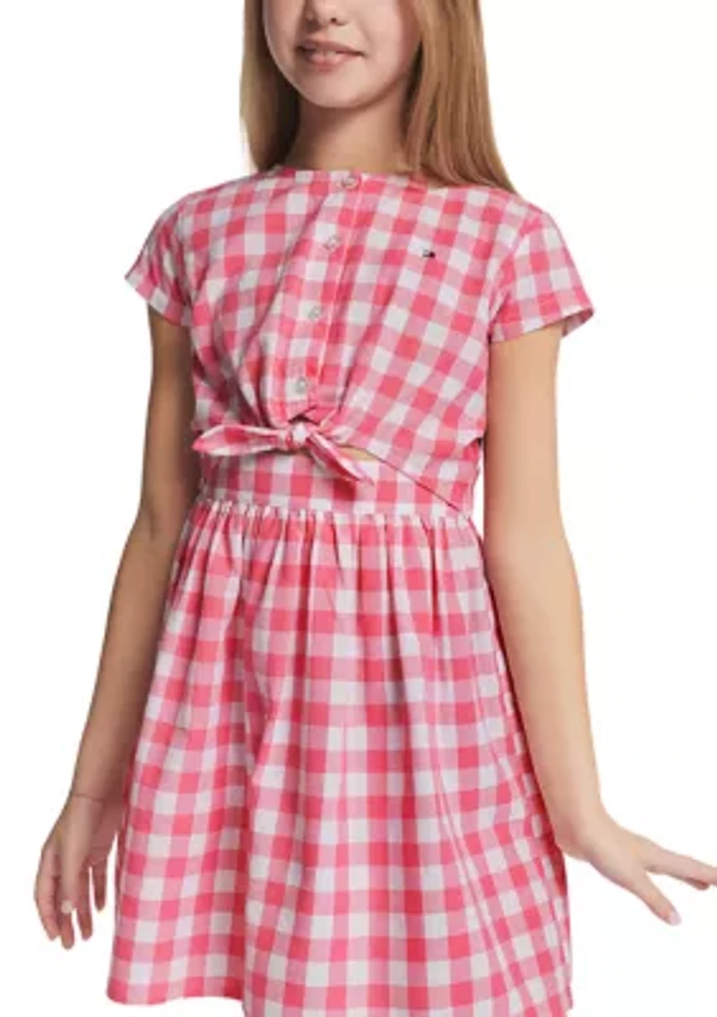 Girls 7-16 Gingham Dress