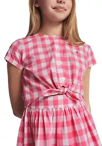 Girls 7-16 Gingham Dress