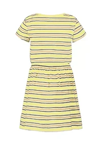 Girls 7-16 Striped T-Shirt Dress