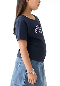 Girls 7-16 Arched Logo Graphic T-Shirt