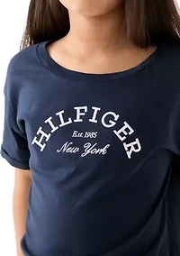 Girls 7-16 Arched Logo Graphic T-Shirt