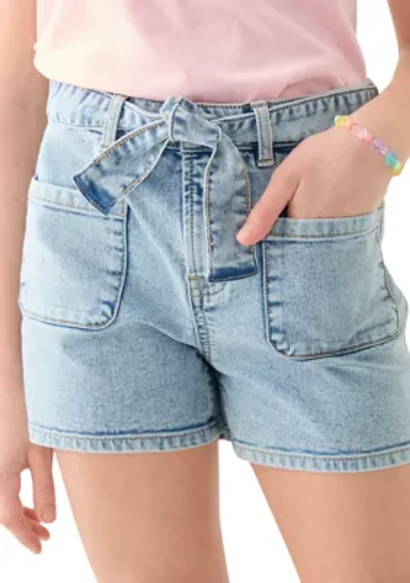 Girls 7-16 Denim Shorts