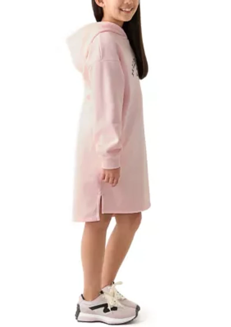 Girls 7-16 Logo Graphic Hoodie Dress