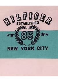 Girls 7-16 Multi Stripe Rugby Sweatshirt