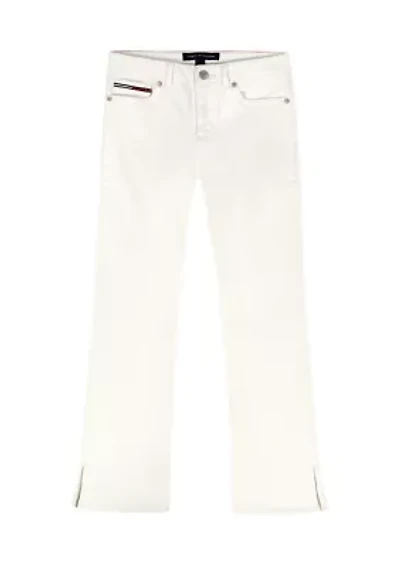 Girls 7-16 White Flare Jeans