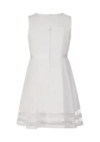 Girls 7-16 Illusion Mesh Dress