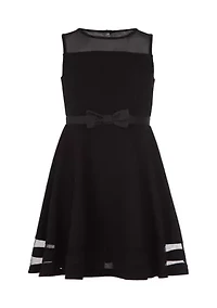 Girls Toddler Illusion Mesh Dress