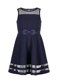 Girls Toddler Illusion Mesh Dress