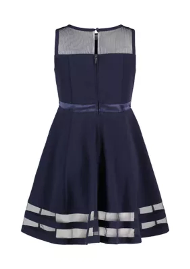 Girls Toddler Illusion Mesh Dress