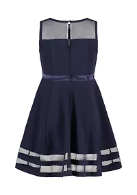 Girls Toddler Illusion Mesh Dress