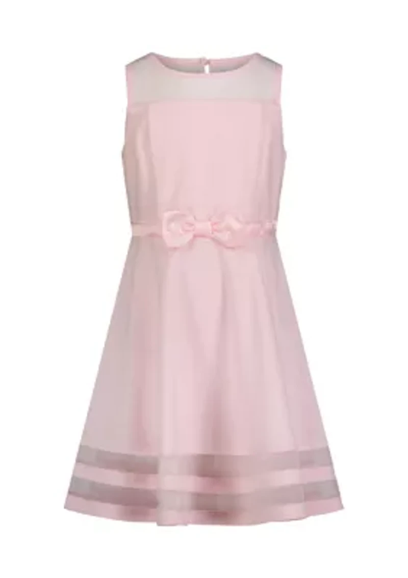 Girls 4-6x Illusion Mesh Dress