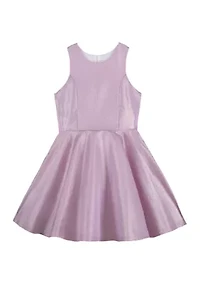 Girls 7-16 Lavender Speckle Dress