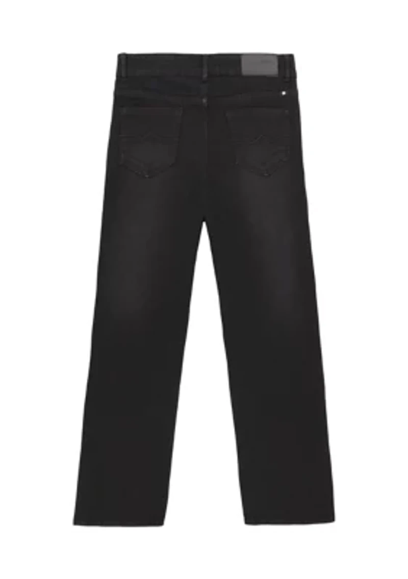 Girls 7-16 High Waist Wide Leg Jeans