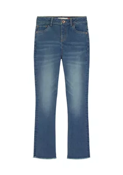 Girls 7-16 Mid Rise Flare Jeans