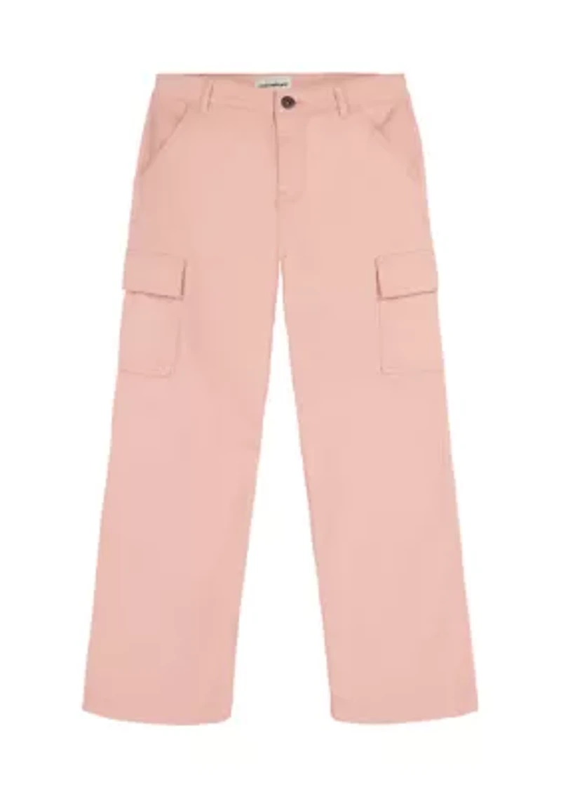 Girls 7-16 Cargo Wide Leg Pants