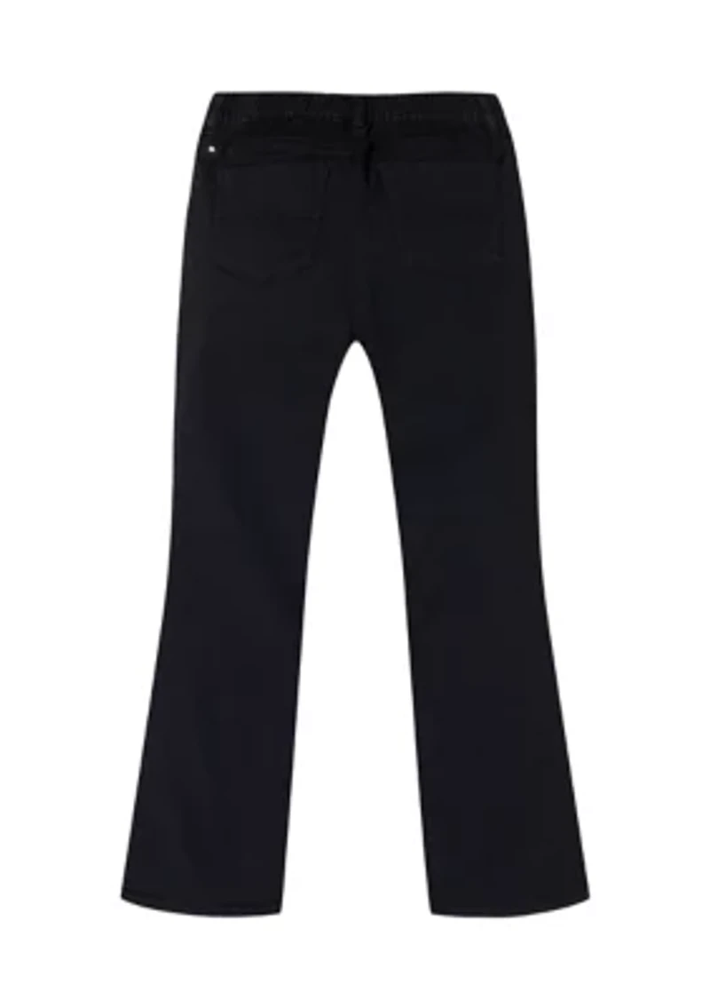 Girls 7-16 Patch Pocket Flare Jeans