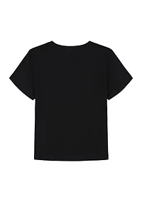 Girls 7-16 Short Sleeve Happy Thoughts T-Shirt