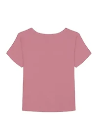 Girls 7-16 Short Sleeve Wild Bloom Baby Tee