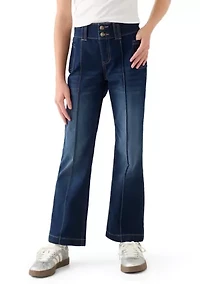 Girls 7-16 Mid Rise Flare Jeans