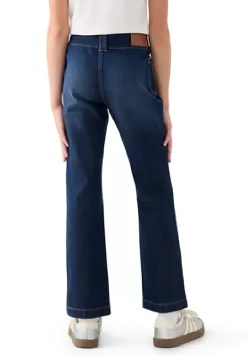 Girls 7-16 Mid Rise Flare Jeans
