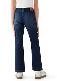 Girls 7-16 Mid Rise Flare Jeans