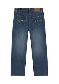 Girls 7-16 Easy Denim Pants