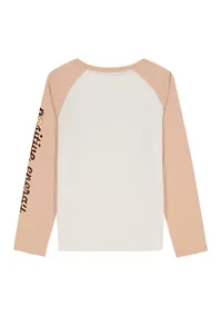 Girlsl 7-16 Long Raglan Sleeve Positive Energy Graphic T-Shirt
