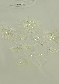 Girls 7-16 Sunflower Graphic Top