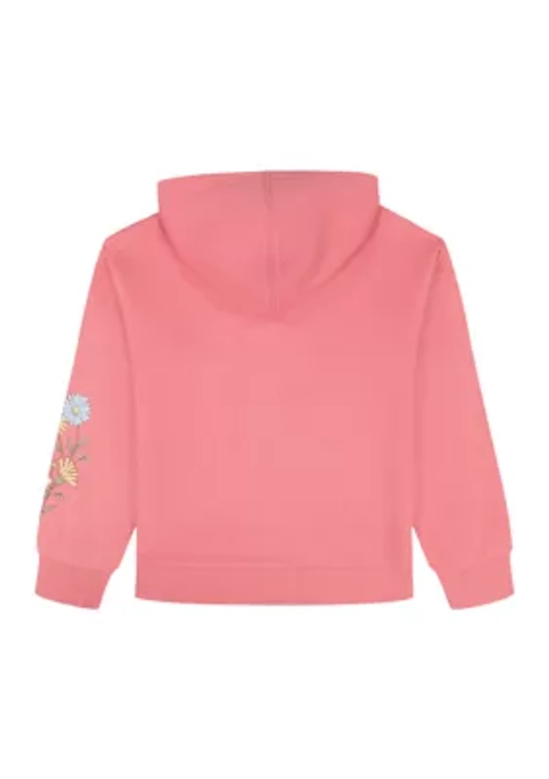 Girls 7-16 Bouquet Fleece Zip Hoodie