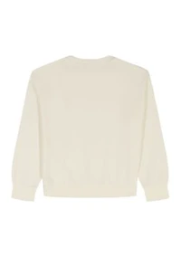 Girls 7-16 Crochet Fleece Sweater