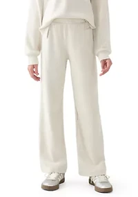 Girls 7-16 Thick Rib Knit Wide Leg Pants