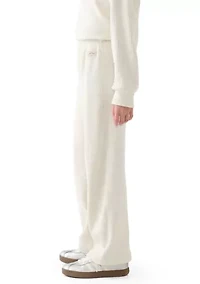 Girls 7-16 Thick Rib Knit Wide Leg Pants