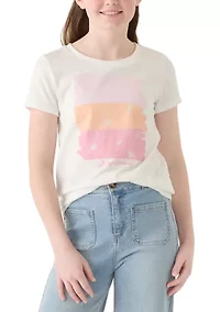 Girls 7-16 Painted Graphic T-Shirt