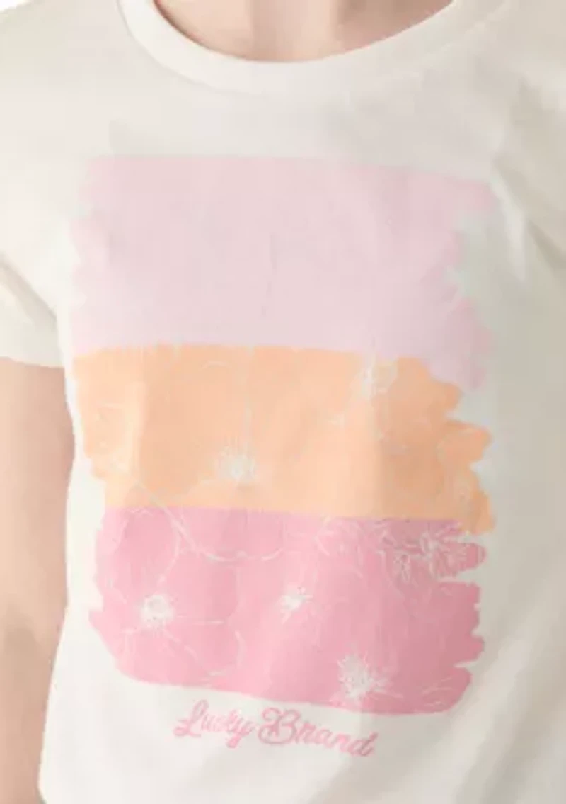 Girls 7-16 Painted Graphic T-Shirt