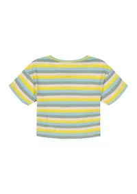 Girls 7-16 Retro Striped Peace Graphic T-Shirt