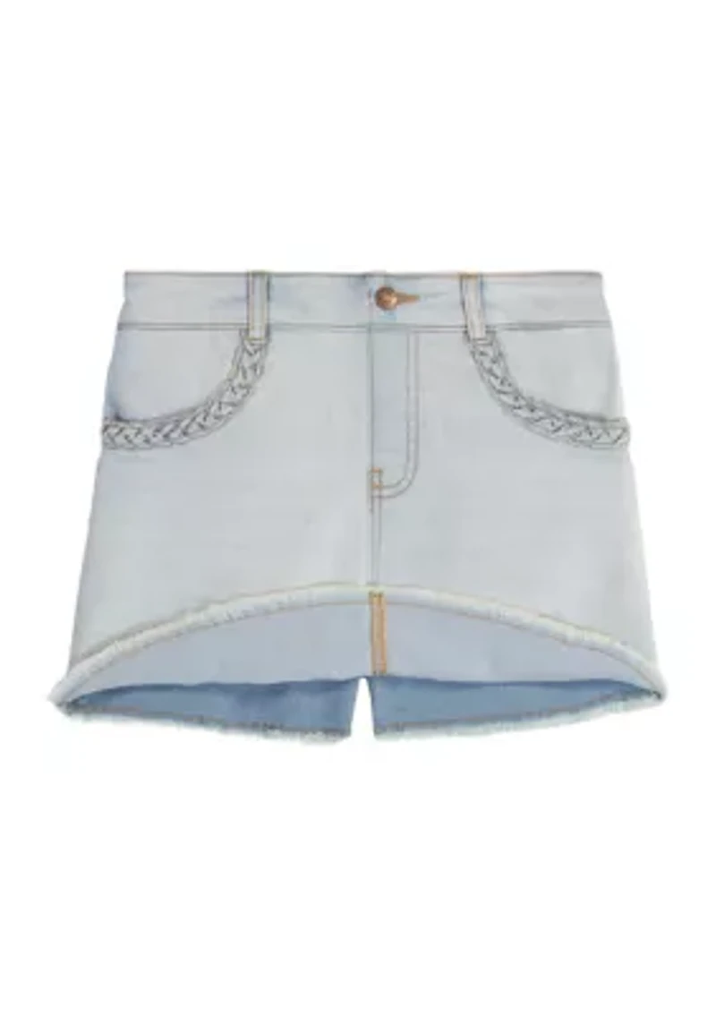 Girls 7-16 Denim Skort