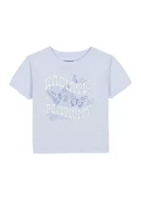 Girls 7-16 Short Sleeve Positivity Graphic T-Shirt