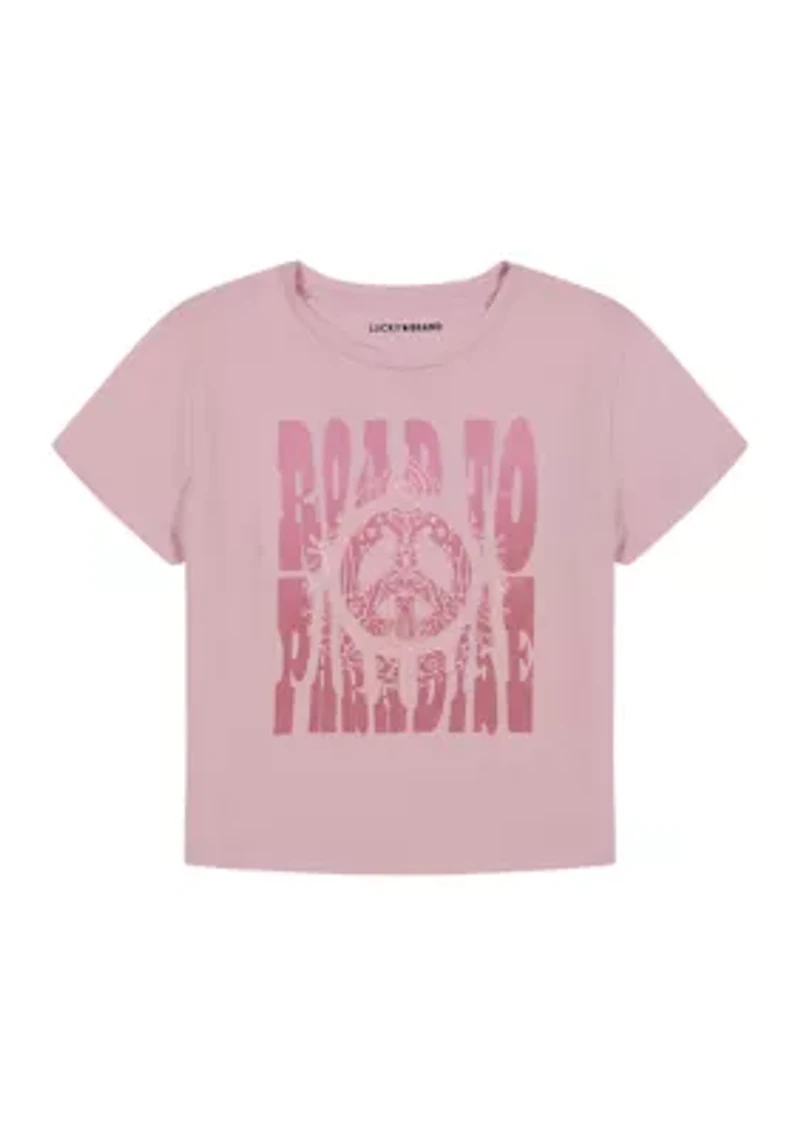 Girls 7-16 Cotton Road to Paradise Graphic T-Shirt