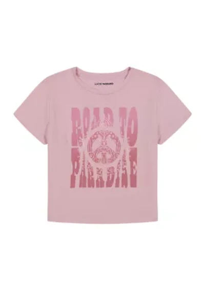 Girls 7-16 Cotton Road to Paradise Graphic T-Shirt