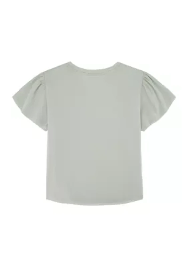 Girls 7-16 Short Sleeve Butterfly Graphic T-Shirt