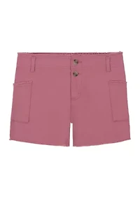 Girls 7-16 Pocket Shorts